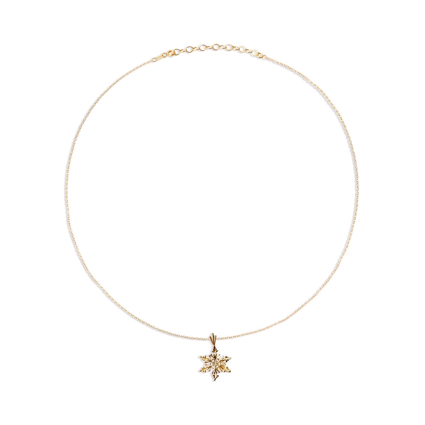 Soho Ski Club X The M Jewelers Snowflake Necklace
