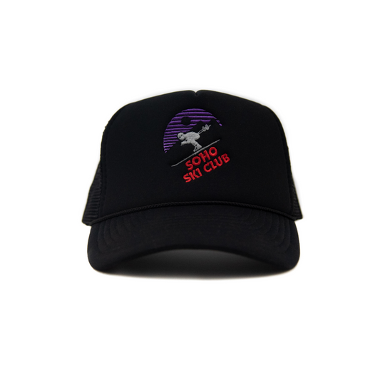 SSC Black Throwback Trucker Hat